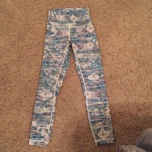 Lululemon multi-colored leggings. Size 4